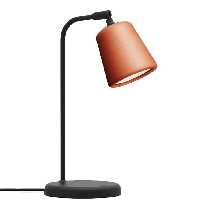 New Works Material Bordlampe - Terracotta