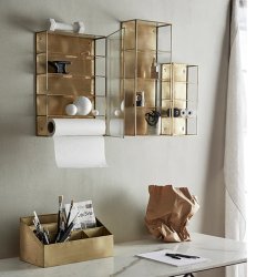 Nordal Ada Vgskab i Jern Guld Finish small