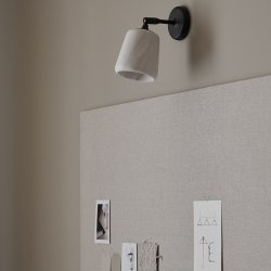 New Works Material Vglampe - Hvid Marmor