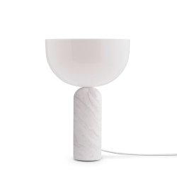 New Works Kizu Bordlampe - Lille - Hvid Marmor
