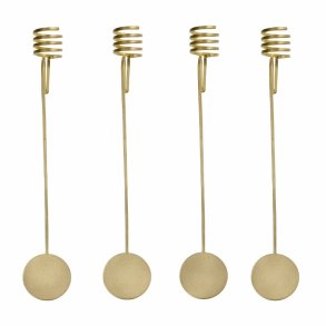 Ferm Living Lysholdere i Messing - 4 stk.
