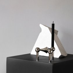 Stoff Nagel Kertelys - Sort - 12 stk