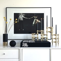 Stoff Nagel Kertelys - Sort - 12 stk