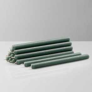 Stoff Nagel Kertelys - Lysegrn - 12 stk