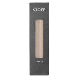 Stoff Nagel Kertelys - Beige - 12 stk