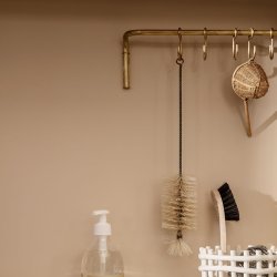 Ferm Living - Knagerkke - Inkl. 6 Kroge - Messing