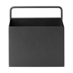 Ferm Living Wall Plant Box - Firkantet - Sort