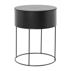 Ferm Living Plant Box - Rund - Sort