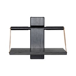 Andersen Furniture - Shelf Wood Wall - Sort Eg - Lille
