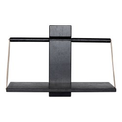 Andersen Furniture - Shelf Wood Wall - Sort Eg - Mellem
