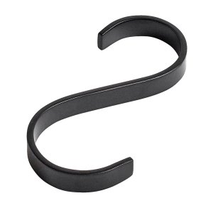 Nordal Flad S-krog 3 stk. Sort