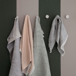 Ferm Living - Messing Knage - Hvid Marmor - Stor