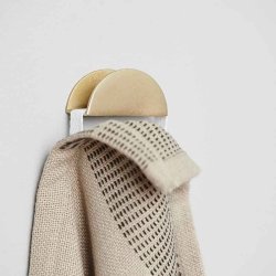 Nordal Vis Semi-Circle Knage - Guld Finish