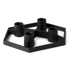 Normann Copenhagen - Tivoli - Prism Lysestage 4 - Sort Stbejern 