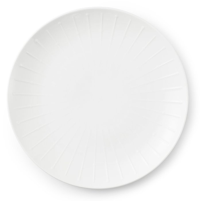 Normann Copenhagen - Tivoli - Banquet Coupe Tallerken 27 cm - Hvid