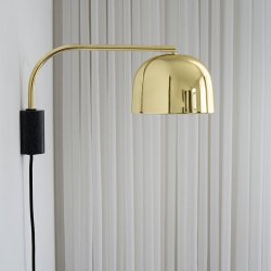 Normann Copenhagen Grant Vglampe Kort - Messing