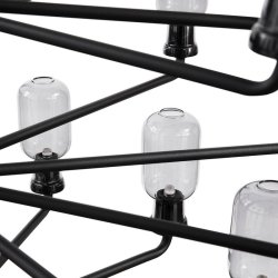 Normann Copenhagen Amp Lysekrone - Smoke/Sort - Large