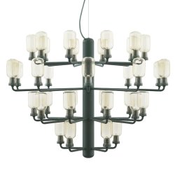 Normann Copenhagen Amp Lysekrone Gylden/Grn - Large