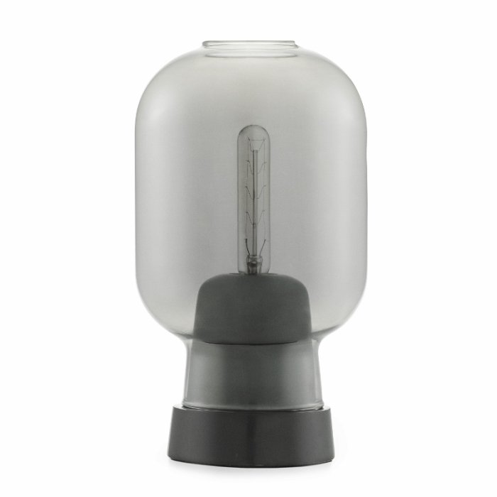 Normann Copenhagen Amp bordlampe - Smoke/Sort