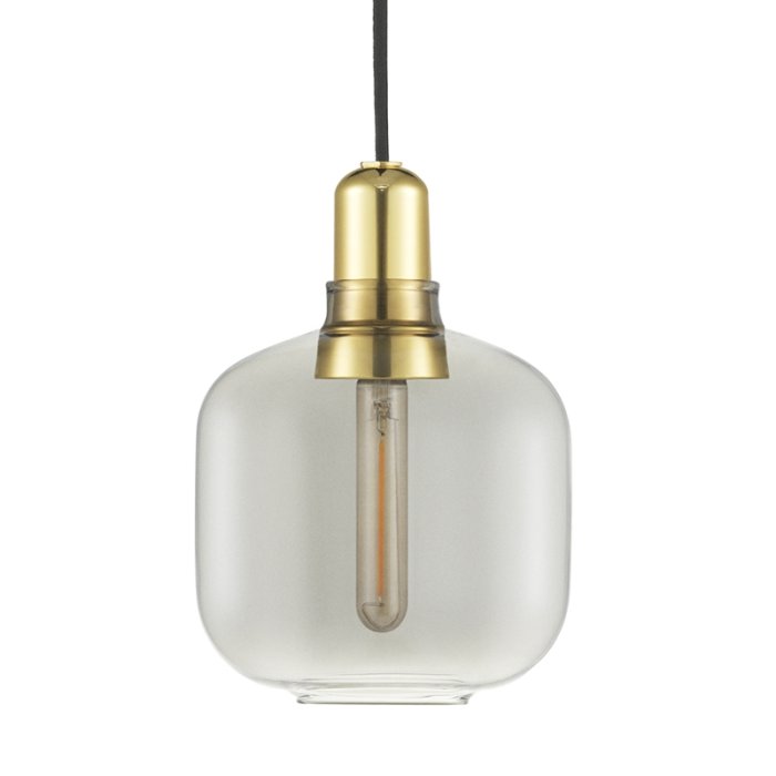 Normann Copenhagen Amp lampe Smoke/Brass - Small