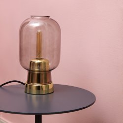 Normann Copenhagen Amp Bordlampe - Smoke/Brass
