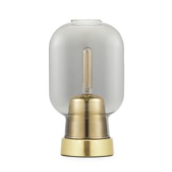 Normann Copenhagen Amp Bordlampe - Smoke/Brass