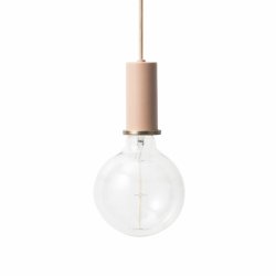 Ferm Living Socket Pendel Lav - Rosa