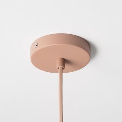 Ferm Living Socket Pendel Lav - Rosa