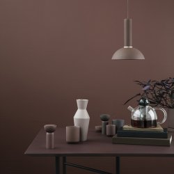 Ferm Living Lampeskrm - Hoop Shade - Rdbrun