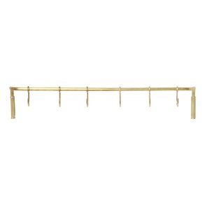 Ferm Living - Knagerkke - Inkl. 6 Kroge - Messing