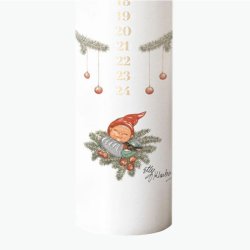 Klarborg LED Kalenderlys - Nissen og Rdklken