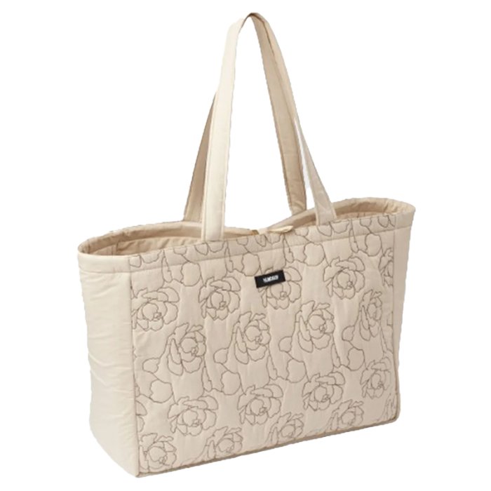 Humdakin Maxi Tote Taske Light Stone Peony Quilt