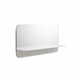 Normann Copenhagen Horizon Spejl Horizontal - Hvid