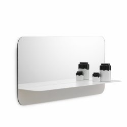 Normann Copenhagen Horizon Spejl Horizontal - Hvid