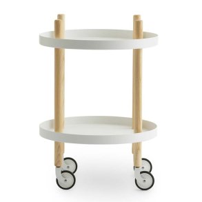 Normann Copenhagen Block Rullebord - Rund - Hvid