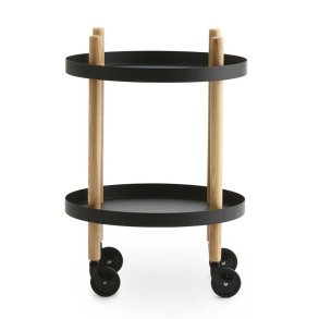 Normann Copenhagen Block Rullebord - Rund - Sort