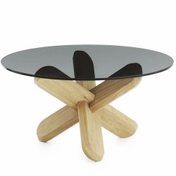 Normann Copenhagen Ding sofabord - Smoke/Eg