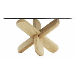 Normann Copenhagen Ding sofabord - Smoke/Eg