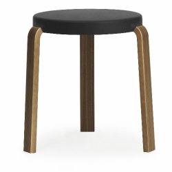 Normann Copenhagen Tap Taburet - Valnd/Sort