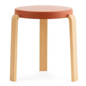 Normann Copenhagen Tap Taburet - Eg/Caramel