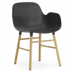 Normann Copenhagen Form Armchair Stol - Egetr - Sort
