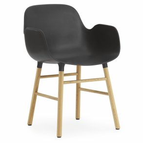 Normann Copenhagen Form Armchair Stol - Egetr - Sort