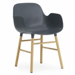 Normann Copenhagen Form Armchair Stol - Egetr - Bl