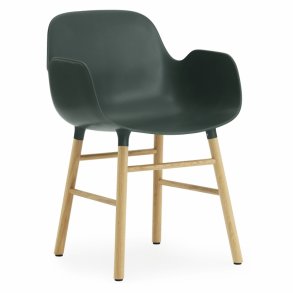 Normann Copenhagen Form Armchair Stol - Egetr - Grn