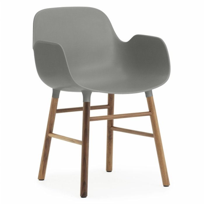 Normann Copenhagen Form Armchair Stol - Valnd - Gr