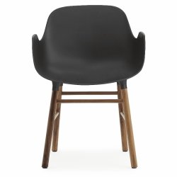 Normann Copenhagen Form Armchair Stol - Valnd - Sort