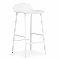 Normann Copenhagen Form Barstol 65 cm. - Stl - Hvid
