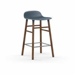 Normann Copenhagen Form Barstol 65 cm. - Valnd - Bl