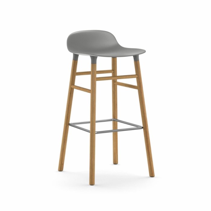 Normann Copenhagen Form Barstol 75 cm. - Egetr - Gr