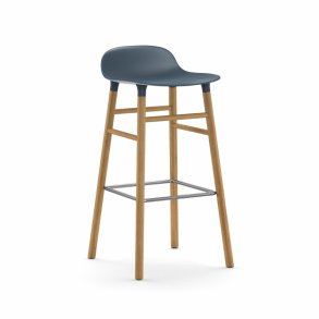 Normann Copenhagen Form Barstol 75 cm. - Egetr - Bl